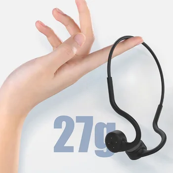 IP68 Kemik Iletim Kulaklık Yüzme 8G MP3 Çalar kablosuz kulaklık Su Geçirmez bluetooth kulaklık Gürültü Iptal