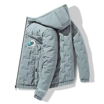 Keşif Ceket Sıcak Kapüşonlu Ceket Kış Kore Tarzı erkek Kapüşonlu Ceket Rahat Ceket Streetwear