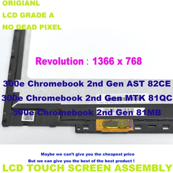 5D10Y97713 Lenovo 300e Chromebook 2nd Gen AST Tipi 81M9 82GK 82CE LCD Dokunmatik Ekran Meclisi LED Ekran Çerçeve İle 0