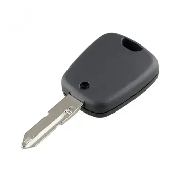 2 Düğmeler Araba Uzaktan Anahtar Kabuk ile 206 Blade & 2 Mikro Anahtarları Peugeot 106 206 306 406 için Fit 2