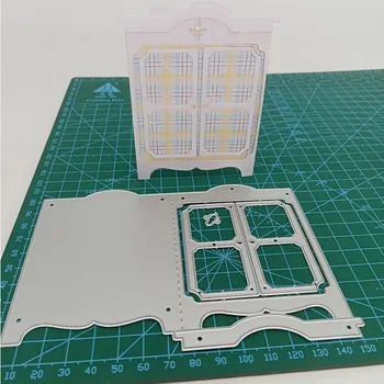 Metal Kesme Ölür 3D Pencere Armoire DIY El Sanatları Scrapbooking Kart Albümü Fotoğraf Yapımı Kabartma Malzemeleri 2022 Yeni
