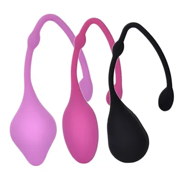 Yetişkin oyuncaklar Tıbbi Silikon Akıllı Kegel Topu Ben Wa Vajina Sıkın Egzersiz Vajinal Masaj Geyşa Seks Oyuncakları Kadınlar için 3