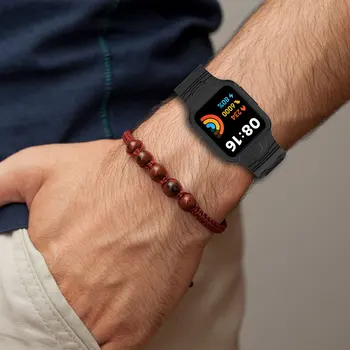Silikon saat kayışı Xiaomi Poco İzle Bilek Bandı Bilezik Smartwatch Spor Yedek Watchband Aksesuarları