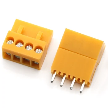 10 takım Terminali fiş tipi 300V 10A ht3. 96 3.96 mm pitch konnektörü pcb vida terminal blokları konektörü düz pin 2/3/4/5/6/7 / 8P