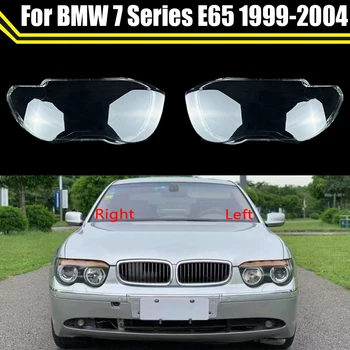 Otomatik kafa lambası ışığı Kutu İçin BMW 7 Serisi E65 E66 1999-2004 far camı Kapak Abajur Cam Lamba Kapağı Kapaklar Far Kabuk