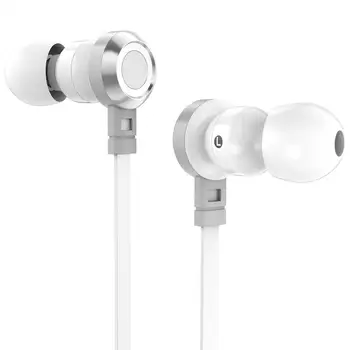 3.5 mm Kulaklık Kulak Spor Kulaklıklar Stereo Derin Bas Cep Telefonu Kulaklık Gürültü Azaltma Evrensel Kablolu mikrofonlu kulaklık 4