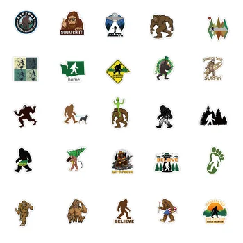 10/30/50 Adet Açık Maymun Adam Çıkartmalar İlkel Orman Bigfoot Barbar Su Geçirmez Çocuk Sticker Araba Bagaj Motosiklet Dizüstü Oyuncaklar