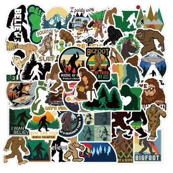 10/30/50 Adet Açık Maymun Adam Çıkartmalar İlkel Orman Bigfoot Barbar Su Geçirmez Çocuk Sticker Araba Bagaj Motosiklet Dizüstü Oyuncaklar 1