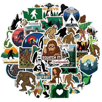 10/30/50 Adet Açık Maymun Adam Çıkartmalar İlkel Orman Bigfoot Barbar Su Geçirmez Çocuk Sticker Araba Bagaj Motosiklet Dizüstü Oyuncaklar 5