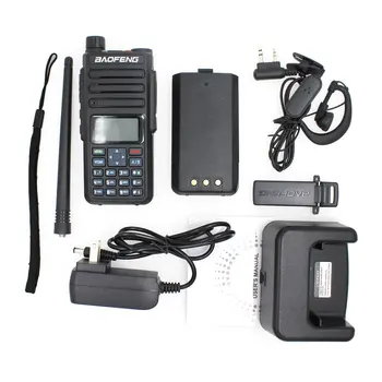 Baofeng Dual band UHF VHF BF-H6 136-174 MHz 400-520 MHz Tri-güç 2 w / 5 w / 10 w güç walkie talkie 10 km uzun talking aralığı ham radyo 0
