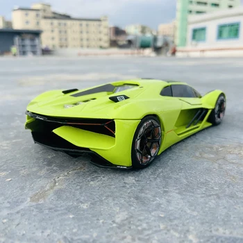 Bburago 1: 24 Lamborghini Üçüncü Yaş Konsept Terzo Millennio Araba hediye simülasyon alaşım araba koleksiyonu oyuncak Yeşil 1
