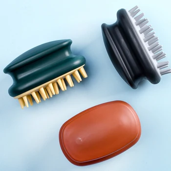 Taşınabilir Saç Masaj Tarak Slicone Şampuan Fırçalar Derisi Masaj Saç Fırçası Saç Tedavisi Bakım Aracı Banyo Masaj Fırçası Derisi 3