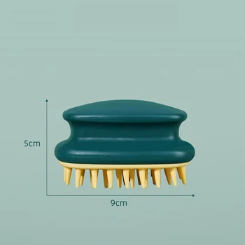 Taşınabilir Saç Masaj Tarak Slicone Şampuan Fırçalar Derisi Masaj Saç Fırçası Saç Tedavisi Bakım Aracı Banyo Masaj Fırçası Derisi 5