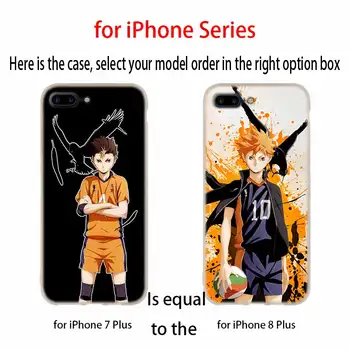 Haikyuu Anime Fundas Yumuşak Silikon Kılıf iPhone 13 11 12 Pro X XS Max XR 6 6S 7 8 Artı SE Mini Kapak