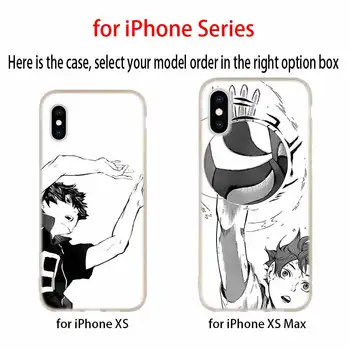 Haikyuu Anime Fundas Yumuşak Silikon Kılıf iPhone 13 11 12 Pro X XS Max XR 6 6S 7 8 Artı SE Mini Kapak 1