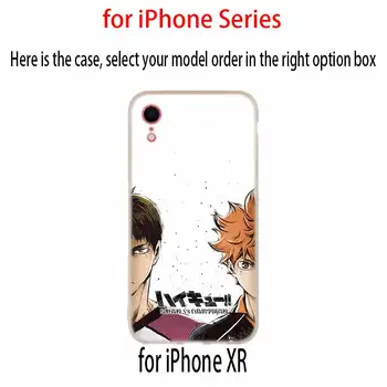 Haikyuu Anime Fundas Yumuşak Silikon Kılıf iPhone 13 11 12 Pro X XS Max XR 6 6S 7 8 Artı SE Mini Kapak 2
