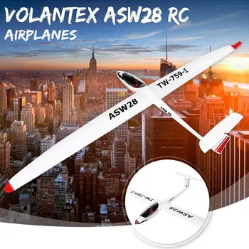 Volantex RC ASW28 ASW-28 Kanat Açıklığı 2540mm EPO Yelkenli RC Planör Uçak uçak tw759-1 75901 KITI veya PNP Sürümü
