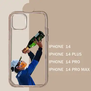 Lando Norris racer telefon Kılıfı Şeffaf yumuşak iphone 11 13 12 14 x xs xr pro max mini artı 0
