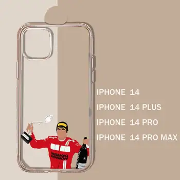Lando Norris racer telefon Kılıfı Şeffaf yumuşak iphone 11 13 12 14 x xs xr pro max mini artı 4