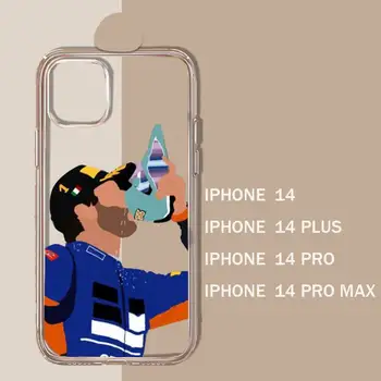 Lando Norris racer telefon Kılıfı Şeffaf yumuşak iphone 11 13 12 14 x xs xr pro max mini artı 5