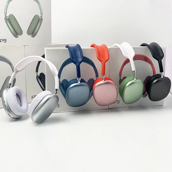 P9-Max TWS Bluetooth Kulaklık Kablosuz Kafa monte Kulaklık Subwoofer mikrofonlu kulaklık IOS Android Telefon İçin