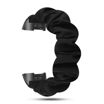 Scrunchie Elastik saat kayışı Fitbit Şarj İçin 4 Band Kayışı Bilezik Fitbit Şarj İçin 4 3 Bileklik akıllı saat Aksesuarları