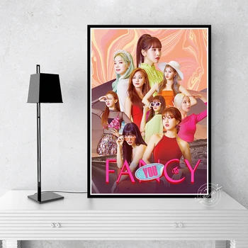 Ikı kez Kpop Posterler Şarkıcılar Resimleri Baskılar duvar sanatı tuval Duvar Resimleri İçin Oturma Odası Ev Dekor