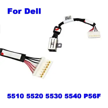 1-10 Adet Dell XPS15 9550 9560 9570 7590 P56F Hassas 5510 5520 5530 5540 Dizüstü DC Hat Güç Girişi kablo ile jak