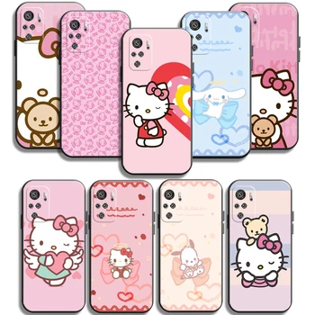Hello Kitty 2023 Telefon Kılıfları Xiaomi Redmi İçin Not 9T 9A 9T 8A 8 2021 7 8 Pro Not 8 9 Carcasa Funda arka kapak Coque