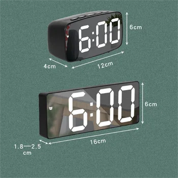 Akıllı LED Saat Başucu Dijital Alarm Saatler Masaüstü Tablo Elektronik Masası İzle Uyan Erteleme Funtion USB Saat Dijital Alarm