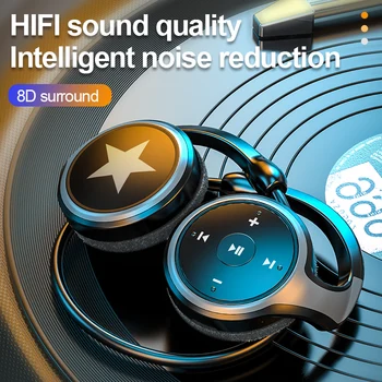 Spor Bluetooth kablosuz mikrofonlu kulaklıklar Su Geçirmez Kulak Kancası Bluetooth Kulaklık HiFi Stereo müzik kulaklıkları Telefon için