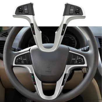 Direksiyon Ses anahtarı kontrol düğmeleri Hyundai VERNA SOLARİS için düğme anahtarı ses telefon arka ışık kontrolörü