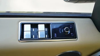 Araba Pencere Asansör Anahtarı LCD Düğme Aksesuar Land Rover Discovery 5 İçin 17-18 Range Rover Sport İçin L320 13-17 Spor L494 14-17