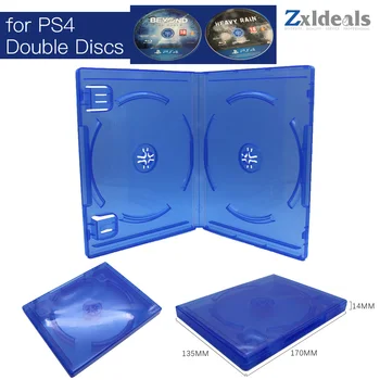 Yedek Kılıf PS4 Oyun Çift Disk Yedek Mavi Oyun Blu-Ray Kutusu 2 CD