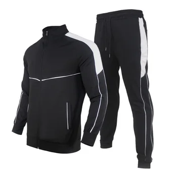 2023 Yeni Erkek Eşofman 2 Parça Tişörtü Sweatpants Hırka Spor Spor Koşu Kazak Setleri Koca Rahat Spor Giyim 1