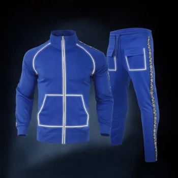 2023 Yeni Erkek Eşofman 2 Parça Tişörtü Sweatpants Hırka Spor Spor Koşu Kazak Setleri Koca Rahat Spor Giyim 2