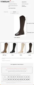 Fermuar Toka Sapanlar Diz Yüksek Çizmeler Hakiki Deri Kare Burunlu Ayakkabı Kadın Topuklu Sonbahar Kış Ofis Bayan Zapatos De Mujer