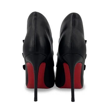 Kadın Botları Kış Deri Kısa Çizme İngiliz tarzı ayakkabılar Düz Topuk İş Çizme Motosiklet kısa çizmeler Rahat Ayak Bileği Ayakkabı 1