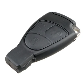 Araba Anahtarı fob dış kapak Değiştirme Akıllı Insert Anahtar Uzaktan Kapak Bıçak ve Pil Tutucu Mercedes-Benz M B E CL SL 3