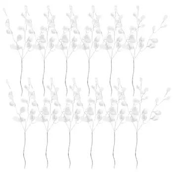 50 Kaynaklanıyor 16cm Yapay Buket Akrilik Boncuk Damla Sprey Düğün Zanaat Kısa Şube Su Damlası Şube Akrilik İnci Çiçek