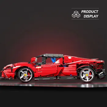 Teknik Daytona SP3 Spor Araba 1: 10 Ölçekli Model Yapı Taşları MOC Yüksek Teknoloji Supercar Tuğla Oyuncaklar Çocuklar İçin Çocuk Yılbaşı Hediyeleri 2