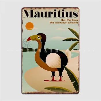 Mauritius; Vintage Seyahat Ve Turizm Baskı Posteri Metal Plak Kulübü Parti Sinema Komik Duvar Plak Tabela Posteri 3