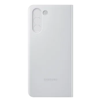 SAMSUNG Orijinal Galaxy S-görünüm Ayna Kılıf Flip Case S21 5G S21Plus S21 + S21 Artı 5G Telefon Kapak Dikey Kapak Çevirin
