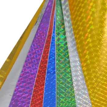 2 adet 1020cm Holografik Yapışkan Film Flaş Bant Cazibesi Yapma Fly Bağlama Malzeme Metal Sert Yemler Değişim renkli etiket 0