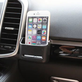 Araba telefon tutucu Cep telefon tutucu Yumuşak saklama kutusu Para Kartı İçin PVC Oto İç Malzemeleri Kendinden Yapışkanlı 0