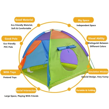 Çocuk Oyun Evi Çadır Wigwam Büyük Çocuklar Kamp Çadırları Tipi Bebek Açık Su Geçirmez Oyun çadırı Küçük Ev Teepee Çocuk İçin