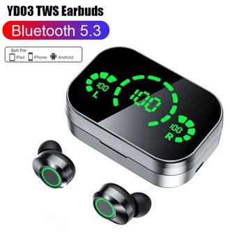 TWS YD03 Hava Pro kablosuz bluetooth mikrofonlu kulaklık Kulakiçi 3000mAh Şarj Kutusu Fone Bluetooth Kulaklık kablosuz kulaklıklar 5