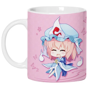 Touhou Projesi Anime Oyunu Seramik Kupa Flandre Scarlet Remilia Cirno Süt Kahve çay Bardağı Arkadaşlar için Hediyeler Çocuk