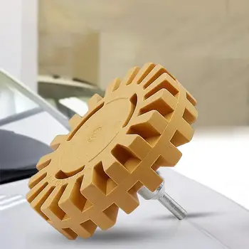 4 İnç Evrensel Kauçuk Silgi Tekerlek Kaldırmak Araba yapıştırıcı Sticker Oto Tamir Boya Aracı Kauçuk Silgi Tekerlek