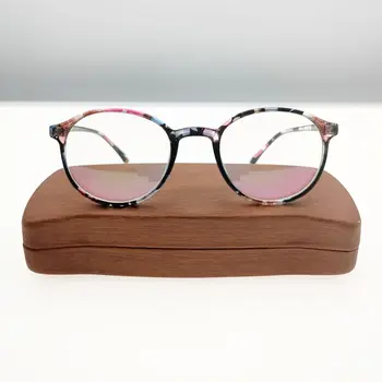 20222 Moda Kadın Gözlük Çerçevesi Erkek Gözlük Çerçevesi Vintage Yuvarlak Şeffaf Lens Gözlük Optik Gözlük Çerçevesi Şeffaf 3